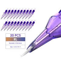 Mast Pro Tattoo Needles Cartridge Disposable Sterilized Round Liner Tattoo Needle 20pcs RL For Tattoo Machine 1