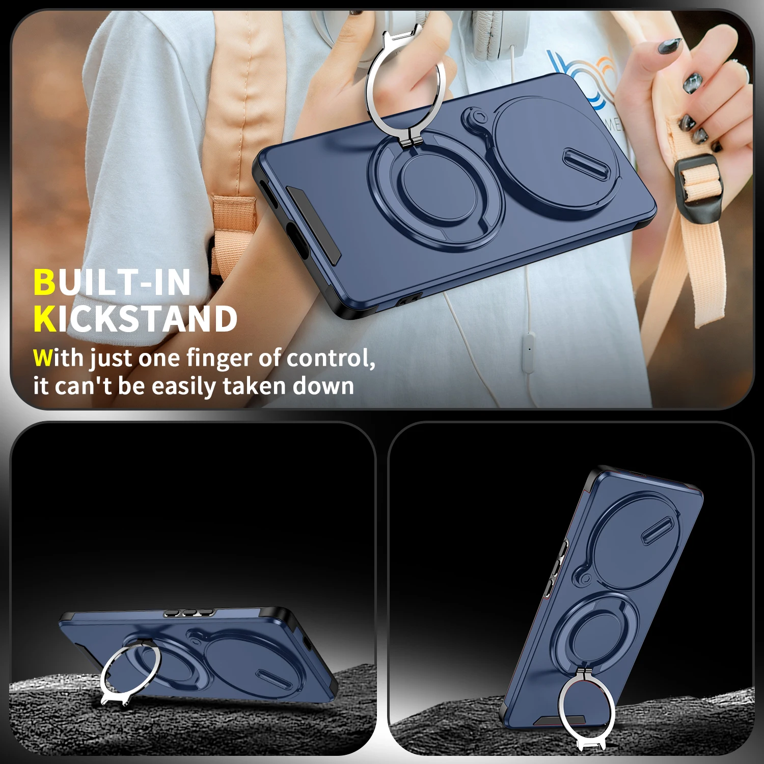 Rugged Military Shockproof Case with Bracket