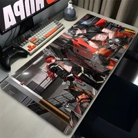 Genshin Impact Wriothesley Mouse Pad Non-Slip Edge locking mousepads Game play mats notebook computer Pad table mat PC carpet 2