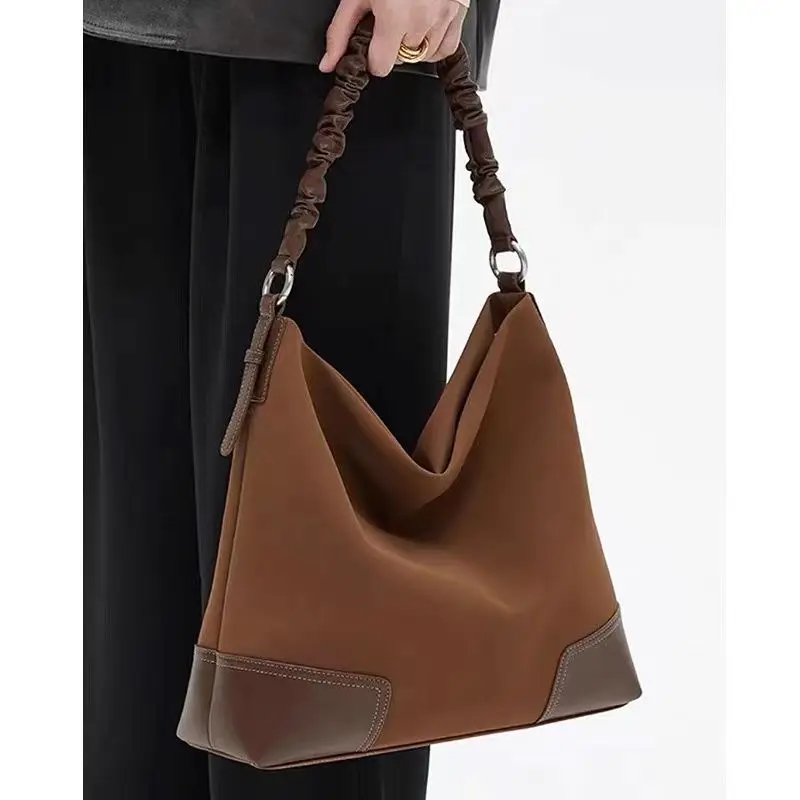 Large PU Leather Shoulder Bags for Women 2025 Y2K New Korean Fashion Trend Female Crossbody Bag Lady Simple Handbags