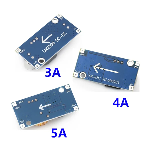 Adjustable DC To DC LM2596 XL6009 XL4015 Buck Boost Module 3A 4A 5A Step-down Power Supply Regulator Module