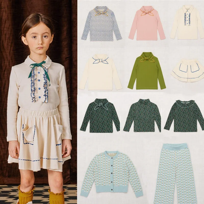 Baby Girl Clothes MP Autumn Kids Long Sleeve T-Shirts Princess Floral Pants Children Fashion Toddler Girls Outfit Set