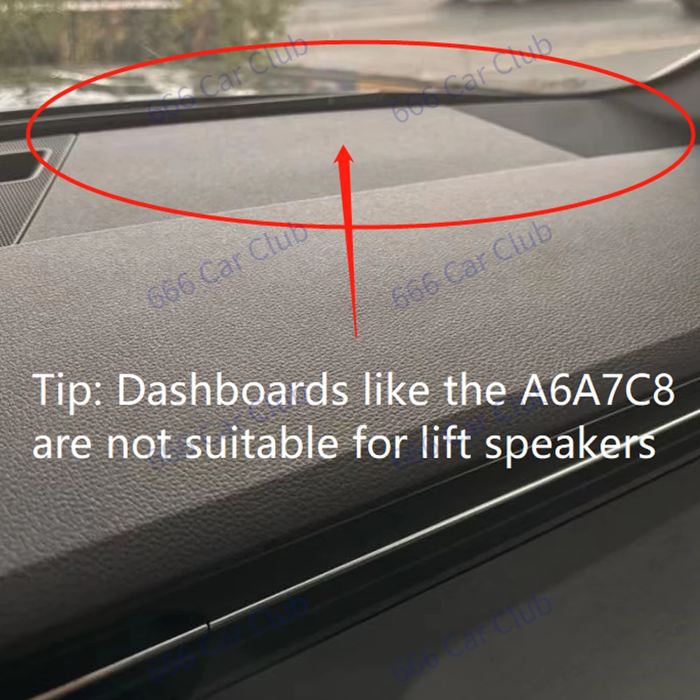 아우디 A4 A5 A6 A7 Q5 Q7 Q8 C7 C8 B9 32 색 자동차 악기 전기 고음 경적 장식 부품에 대 한 LED 리프팅 트위터 스피커