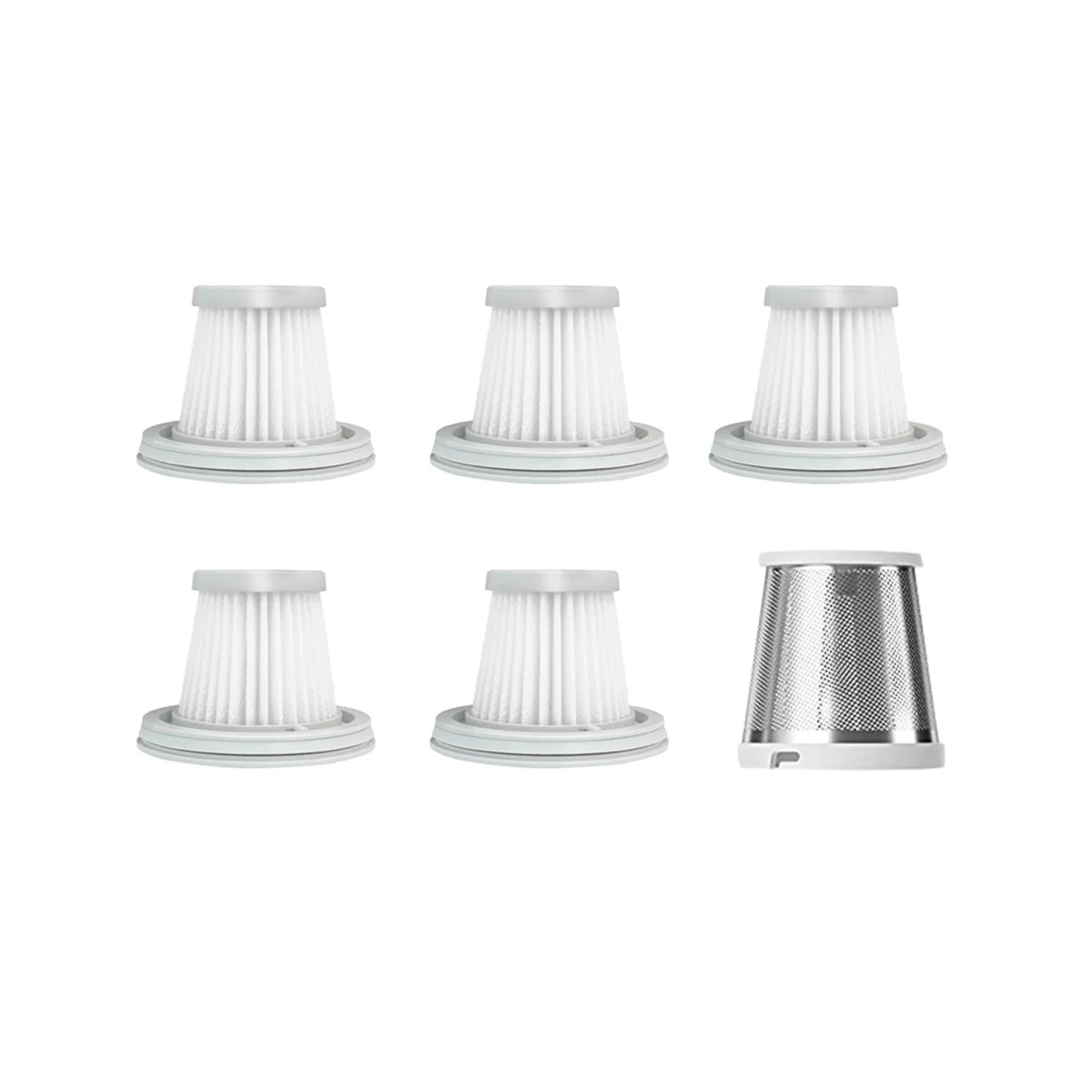 핸디 진공 청소기용 HEPA 필터, 가정용 자동차 미니 무선 세척 가능 필터, 예비 부품 액세서리, 4 개