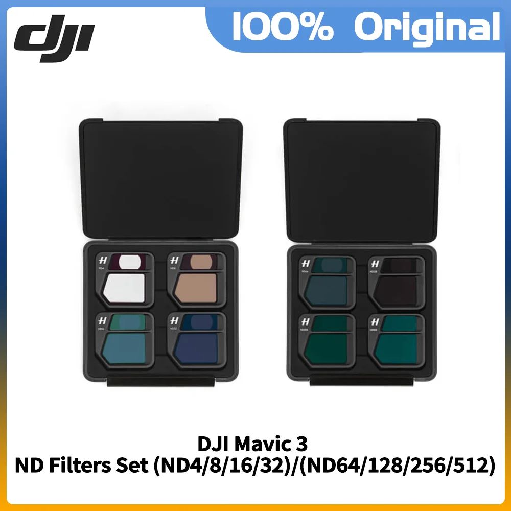 Original ND Filters Set for DJI Mavic 3 ND64/128/256/512 Set / ND4/8/16/32 Set Precise Control