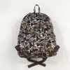 Western Fashion Baby Kids Boys Brown Camo Backpack Zip Back Bags Wholesale Boutique Children Back To School Bags 3