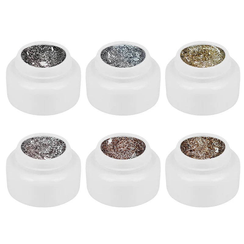 

3ml Glitter Nail Gel Platinum Glue Line Drawable Line Nail Polish Lacquer Soak Off Painted Nail Glue Varnish Beauty Nail