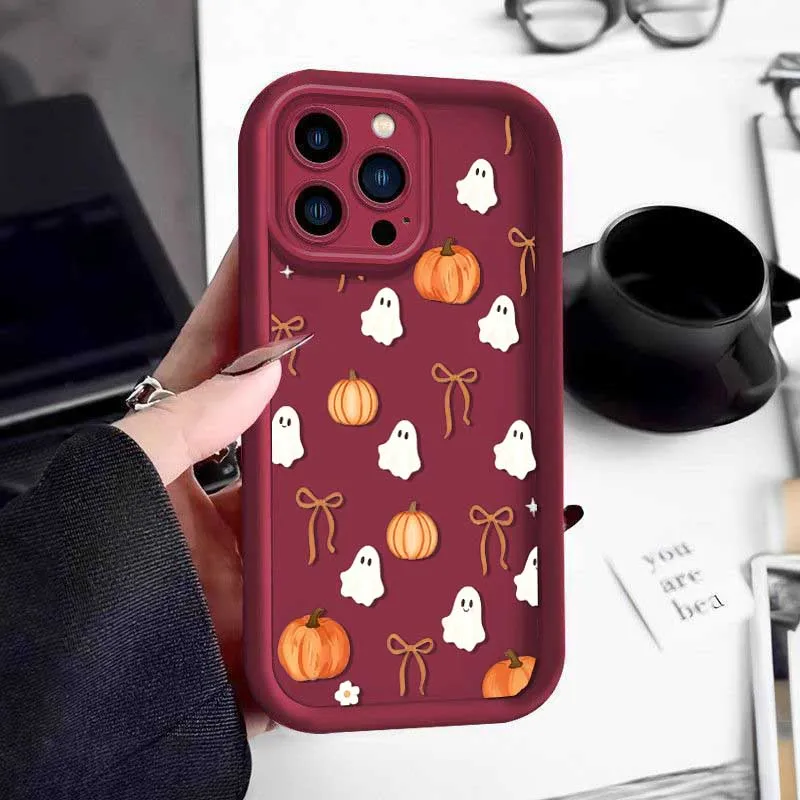 Adorable Halloween Ghost Pattern Phone Case Cover