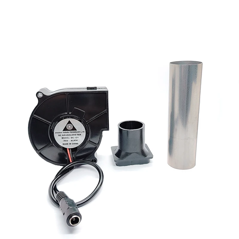 Outdoor BBQ Fan Blower 7530 75x75x30mm 12V 2500rpm with Air Tube for Camping and picnic hair dryer