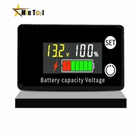 DC Battery Voltmeter DC 8V-100V Capacity Indicator Power Meter Lithium LiFePO4 lead-acid cell 12V 24V 48V for 6133A LCD Battery 2