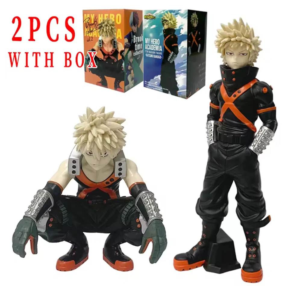 Bakugou Katsuki Figurine MHA, 21 Cm, Pose Debout Anime Bakugou Katsuki Figurine D'action Statue En PVC Décoration D'intérieur Cadeau D'anniversaire