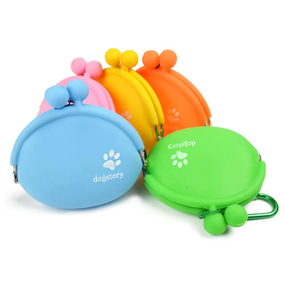 Outdoor Pet Dog Food Treat Snacks Bag Silicone Walking Dog Training Food Storage Pockets Waist Storage Hold Pet Travel Product