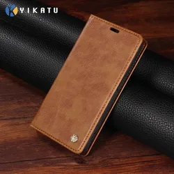Premium Flip Wallet Phone Case Cover - Sunjolly Collection for Honor 90 Smart 5G (Brown)