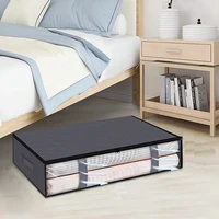 Household Bed Bottom Storage Box Collapsible Non-woven Moisture-proof Clothing Quilt Toy Blanket Storage Box Organizer Bag Bag 2