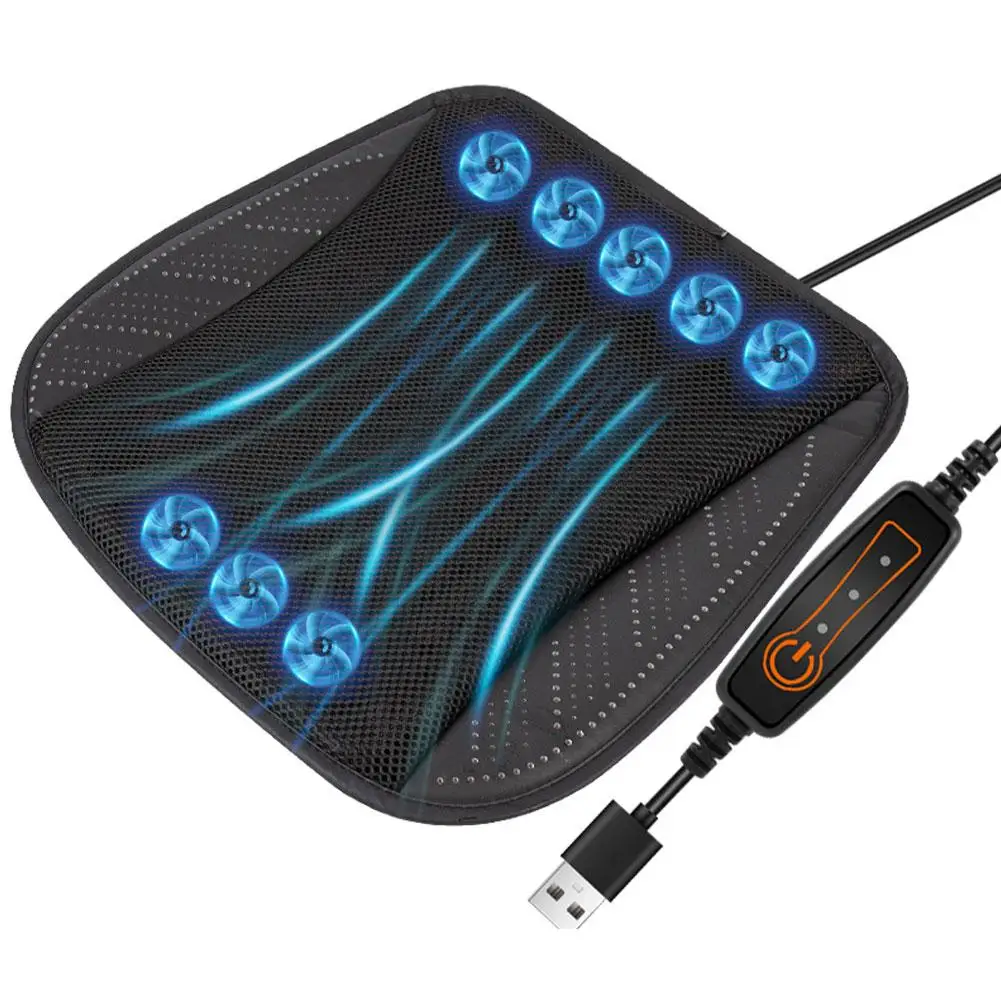funda para asiento de carro con ventilador USB, asiento de ventilación de soplado rápido, refrigeración, asiento de coche refrigerado » funda para asiento de carro con ventilador USB