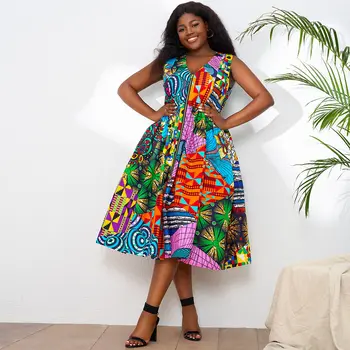 Alternative view of Amina Sleeveless Print Dress