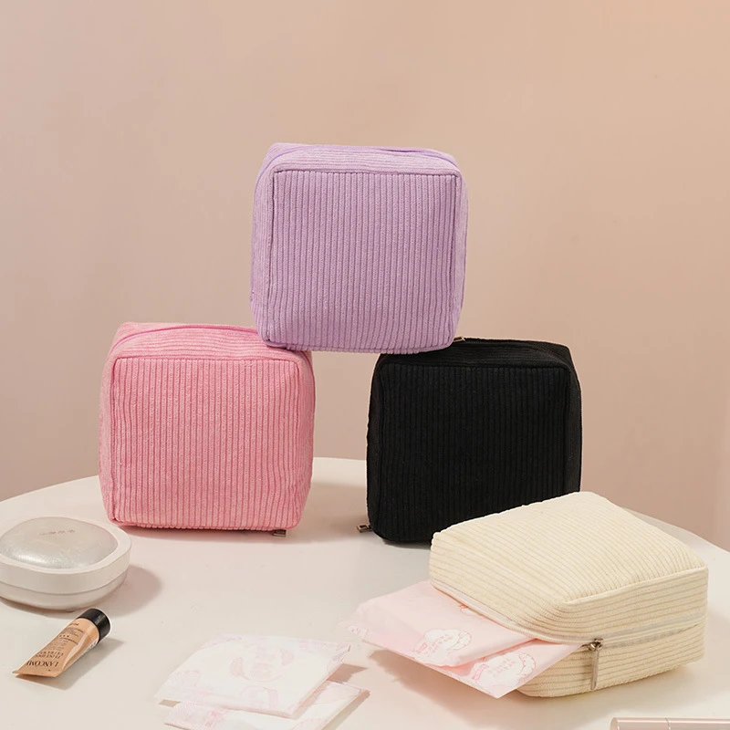 Sanitary Napkins Organizer Bags Women Portable Makeup Lipstick Travel Organizer Bag Multifunctional Mini Earphone Storage Pouch