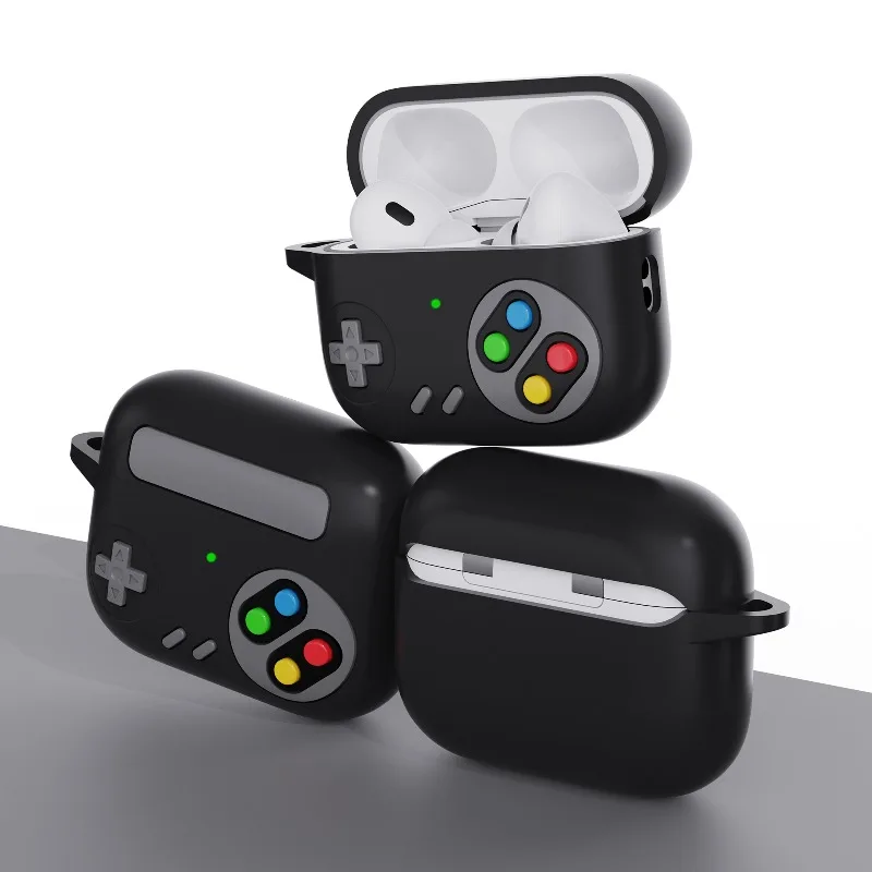 3D Silicone Game Console Shockproof Protective Earphone Case