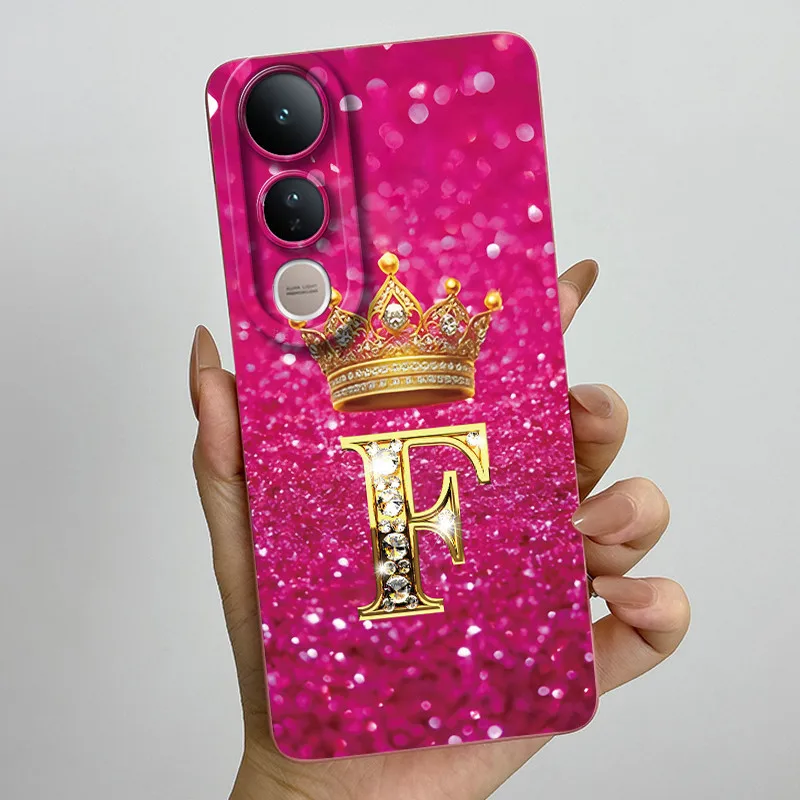 Luxury Letters Silicone Soft Phone Case with Camera Protection - Elegant Back Cover