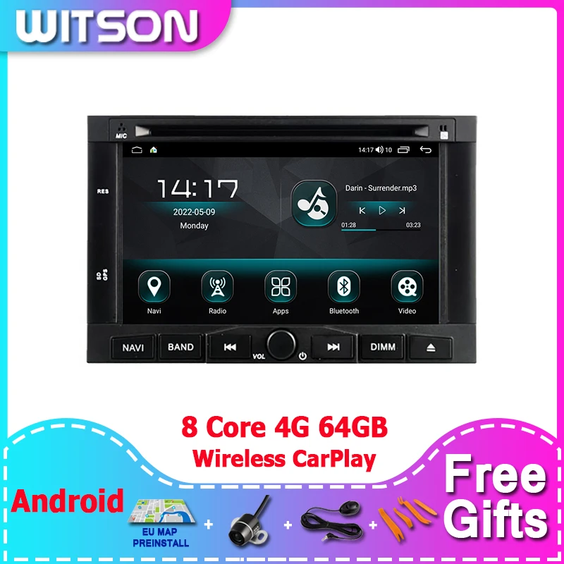 

WITSON Android 13 Car Multimedia OEM Style without DVD Deck For PEUGEOT 3008 5008 2009-2016 Auto Stere Car Radio