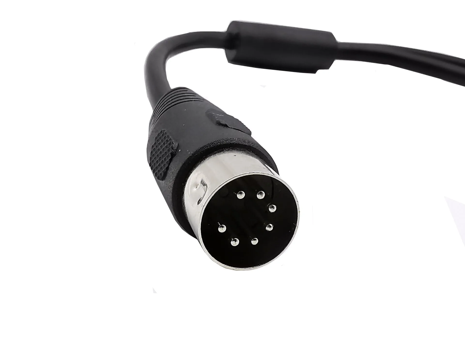 One point two audio MIDI5 core 7Pin Din male to 2 7 Pin Din female hole cable 0.3m