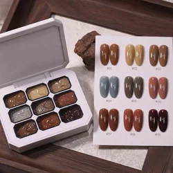 Vibrant High - Gloss Gel Nail Polish Set - Ultimate Fashion LED Nail Art Collection (01)