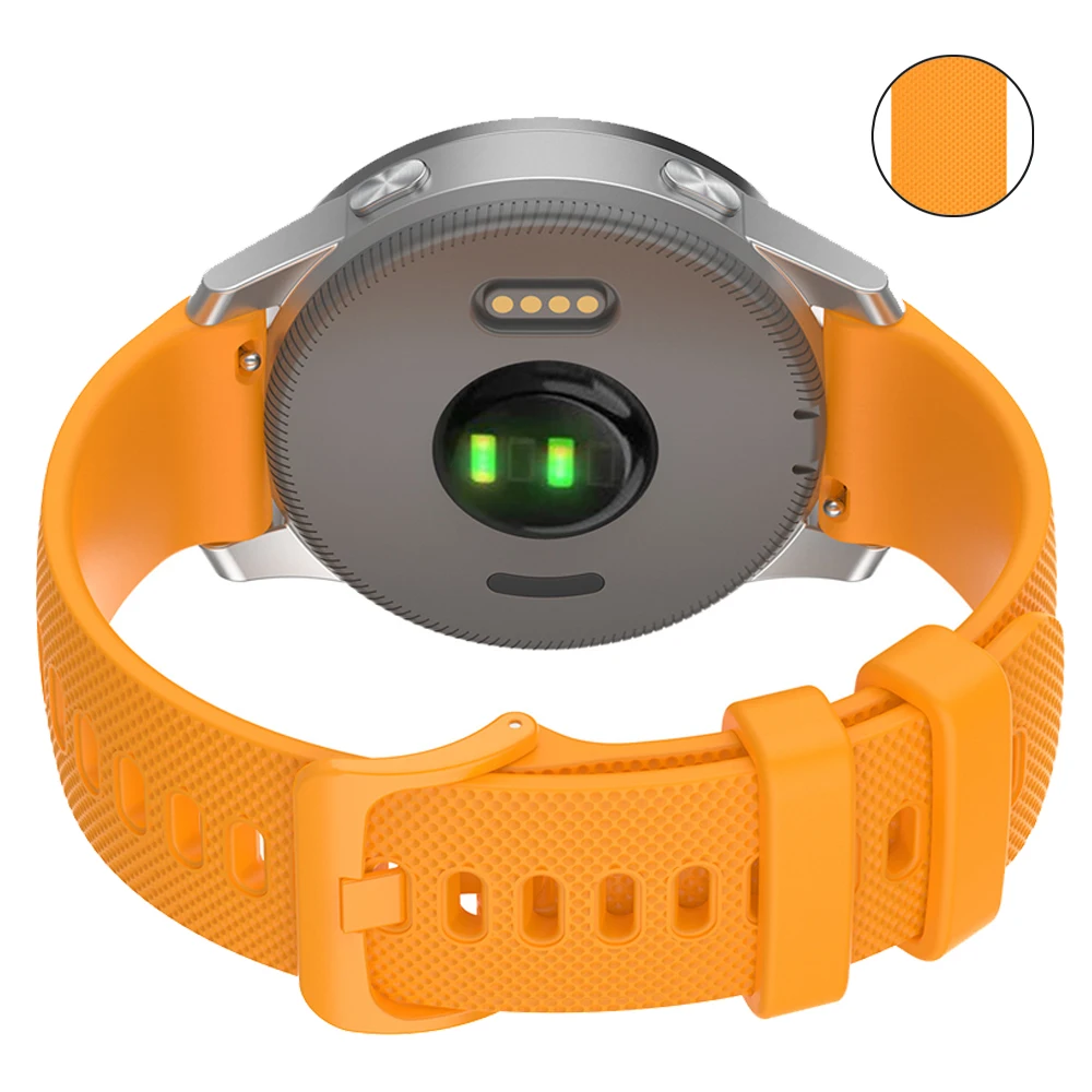 Universal Silicone Sport Watch Band, 20mm/22mm - Multiple Sizes Available