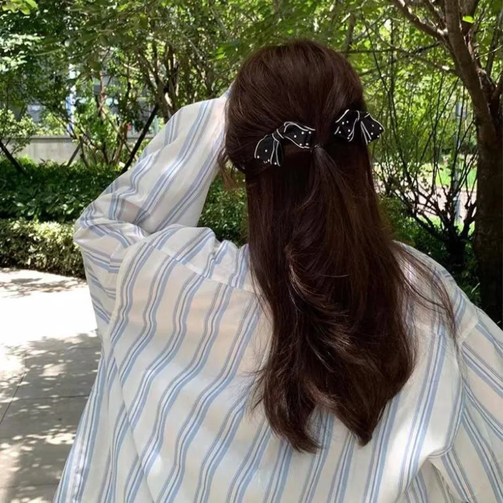 

Cute Side Clips Lolita Headwear For Girls Pearl Bow Hairpins Hair Barrettes Korean Style Hair Clips Hair Accessories