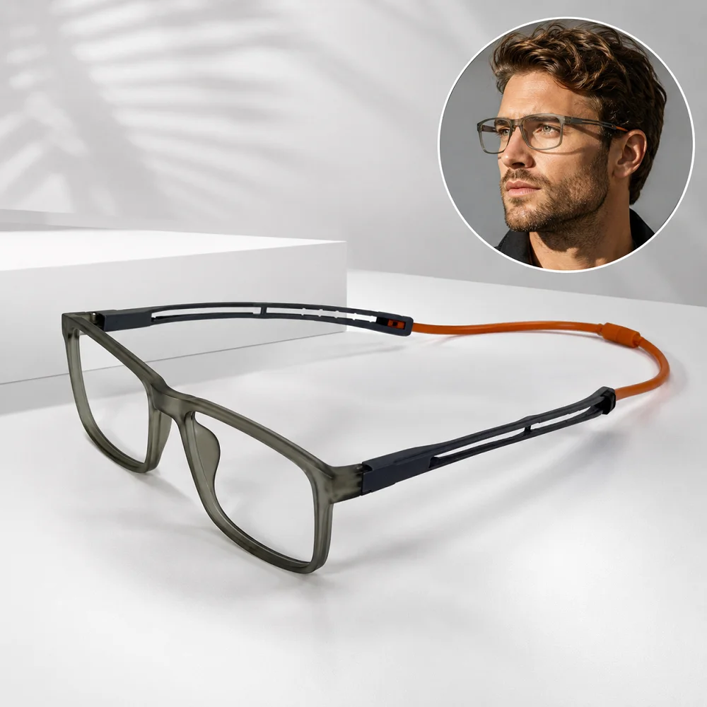 2026 DML Anti-Blaulicht Magnetischer Hals-Teleskop-Klappbarer Tragbarer Ultraleichter Modischer Lesebrille für Senioren, Männer und Frauen