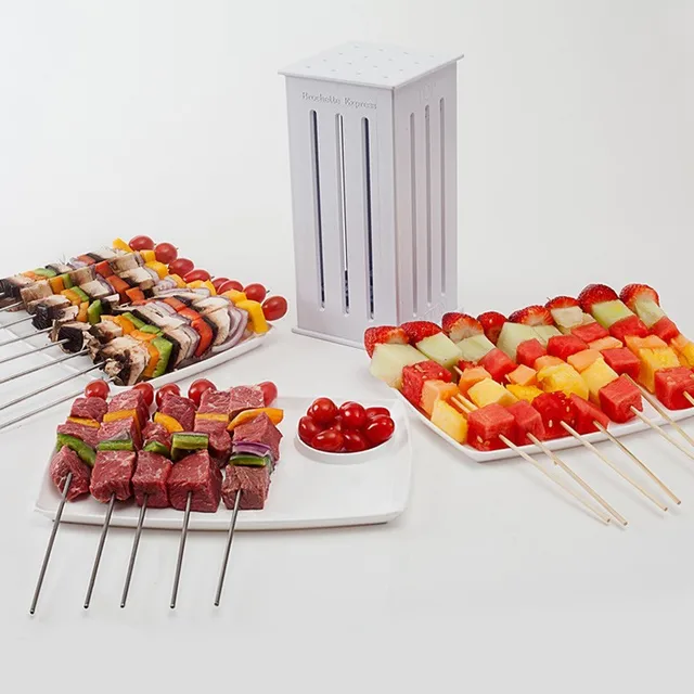 Walfos Barbecue Hús Nyárs Gyártó Bbq Grill Húr Báránynyílások Gép Tofu Kebab Készítő Doboz Konyhai Kiegészítők - Image 5