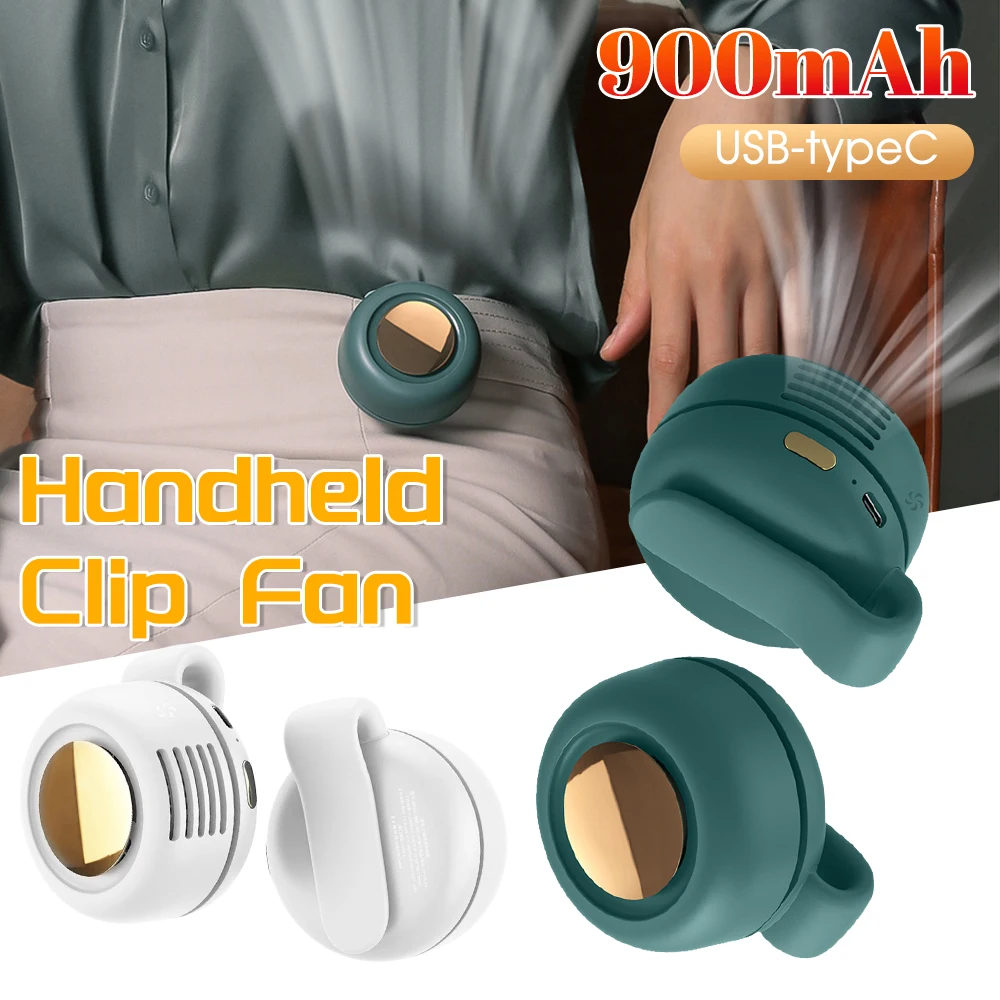 Portable Rechargeable ABS Clip Fan for Outdoor Use