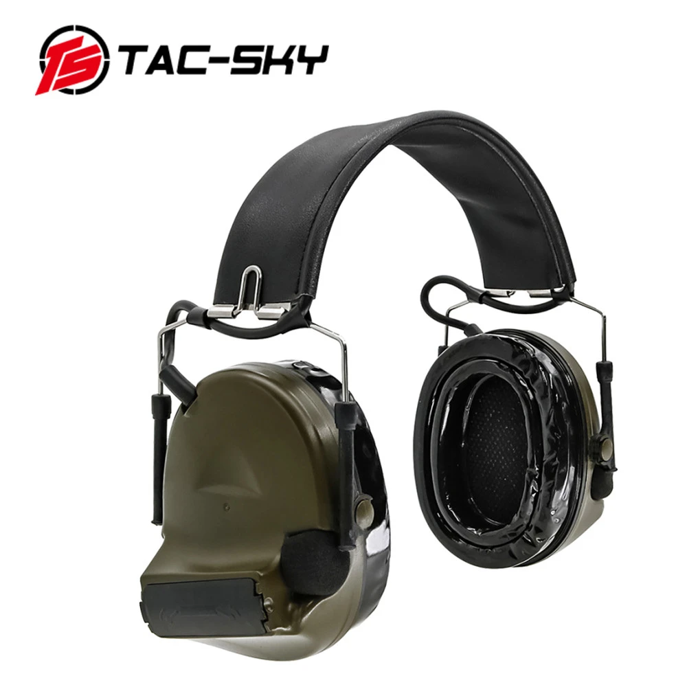 

TS TAC-SKY Tactical COMTAC II IPSC Microphone-less Silicone Earmuffs Electronic Hearing Protection Shooting Headset C2