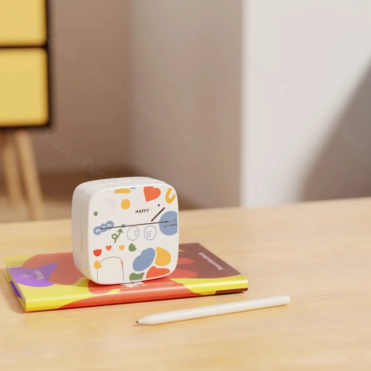 Gifts Pocket Portable Thermal Printer Wireless Inkless Label Photo 57mm Printing Graffiti Style Etiquetadora Impresora Termica