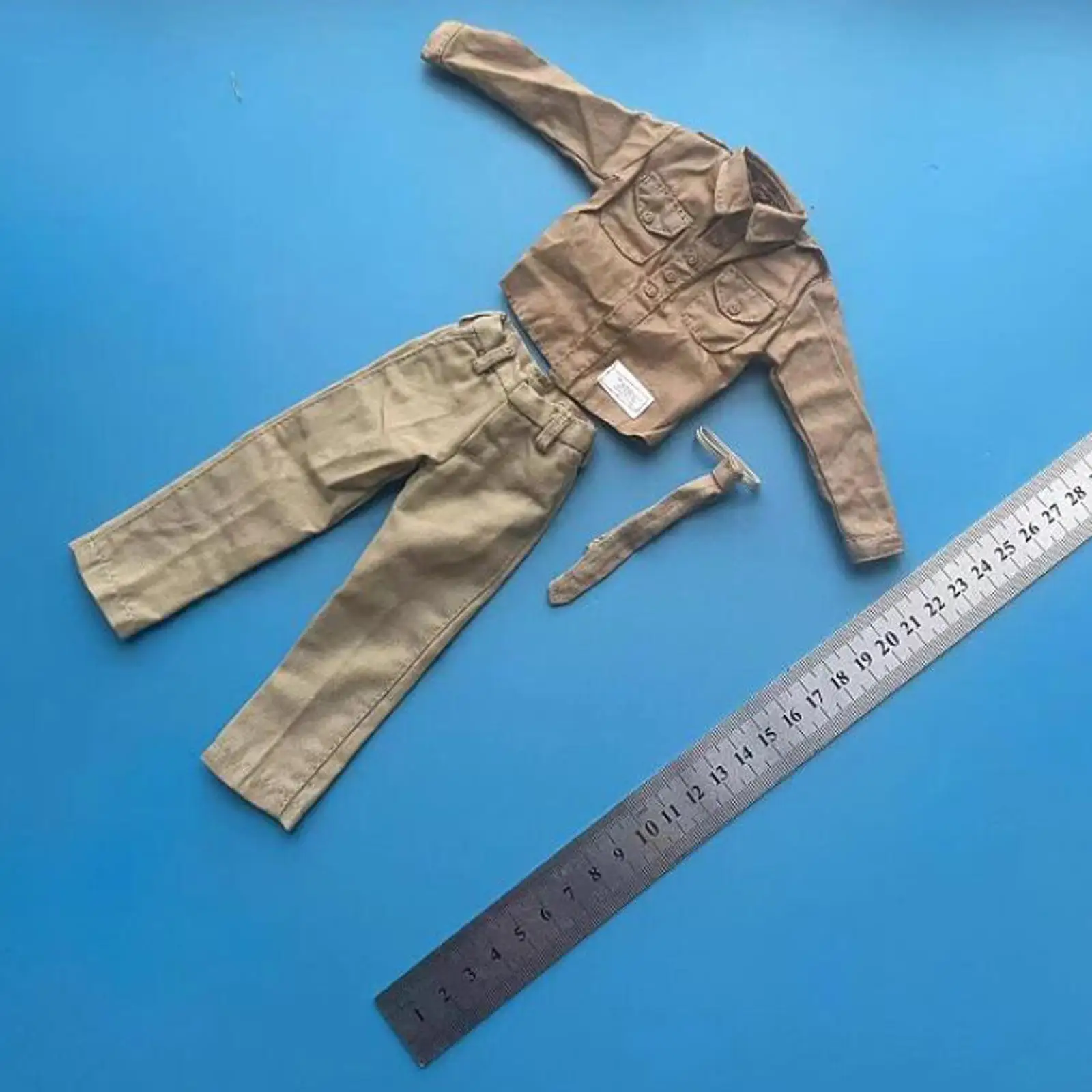 

1:6 Scale Male Figure Doll Clothes Jacket and Pants Fashionable Action Figures Clothes Uniform for 12'' Action Figures Accessory