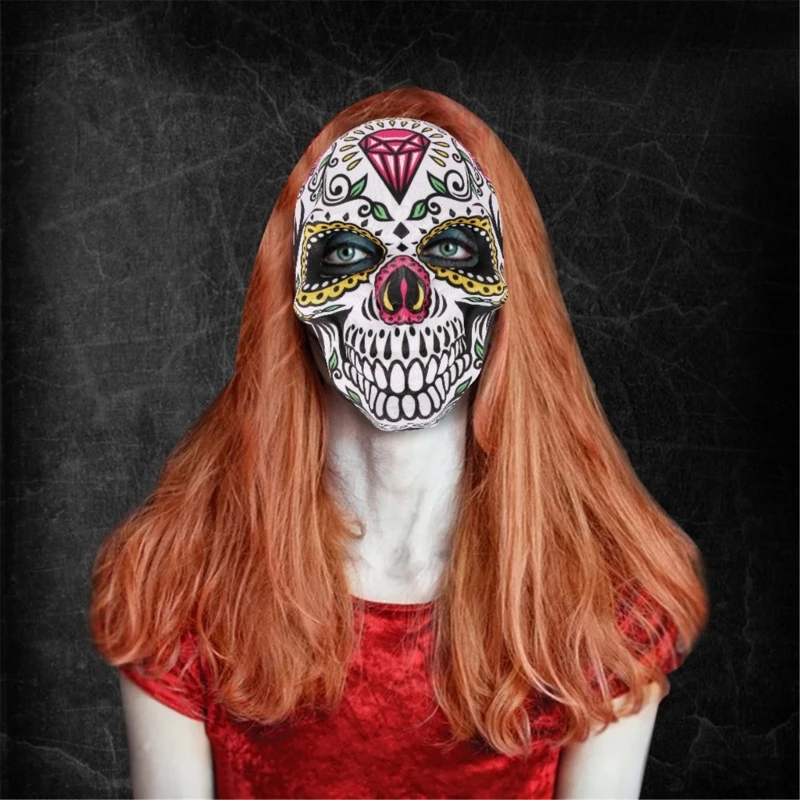 Classic-Mexican Day of the Dead Mask maschera di Halloween