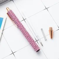 1Pcs Beads Ballpoint Pen Office Signing Pen Retractable Ballpoint Pen Business Pen Write Smoohtly Gift Pen 5