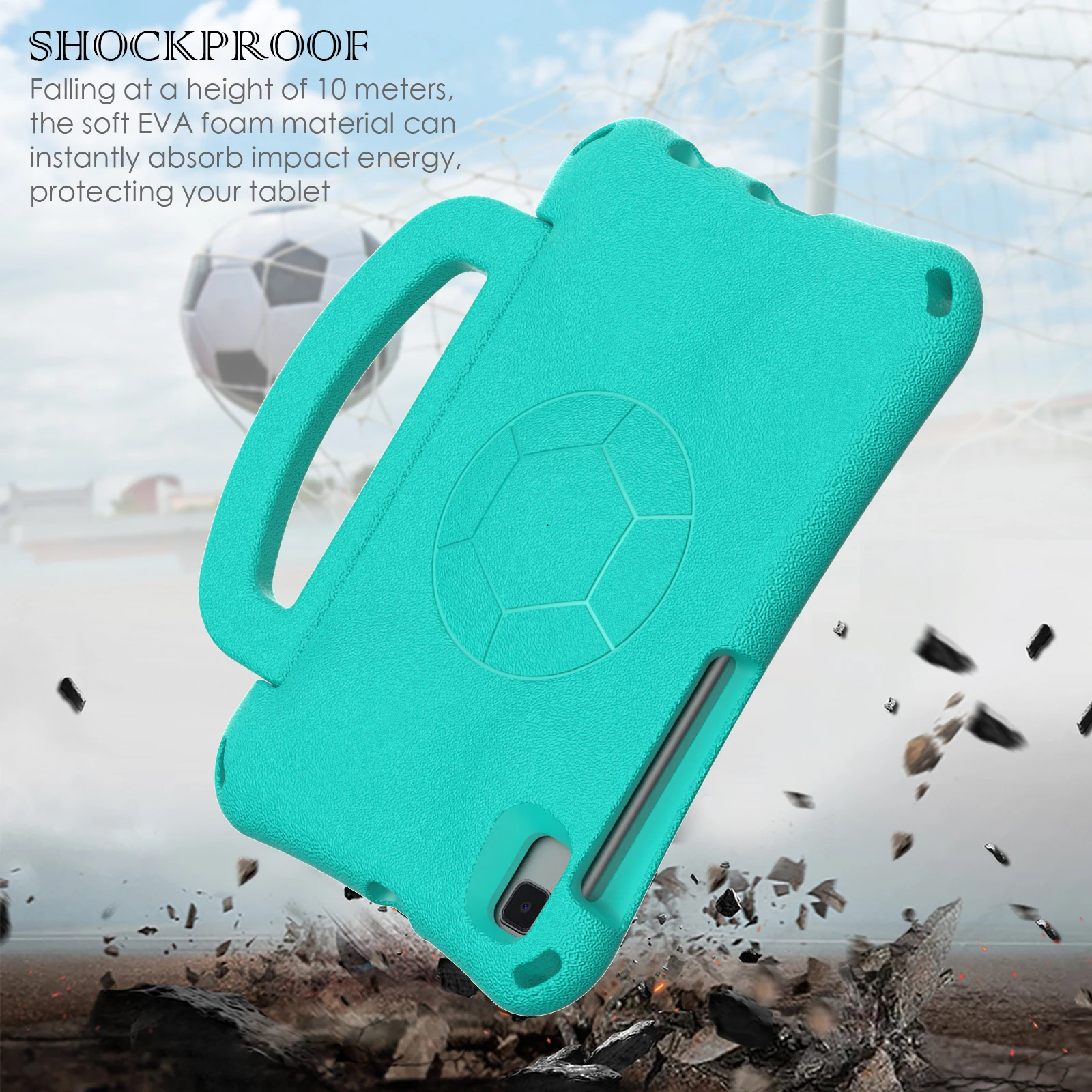 Lightweight Shockproof Tablet Cover with Handle Stand