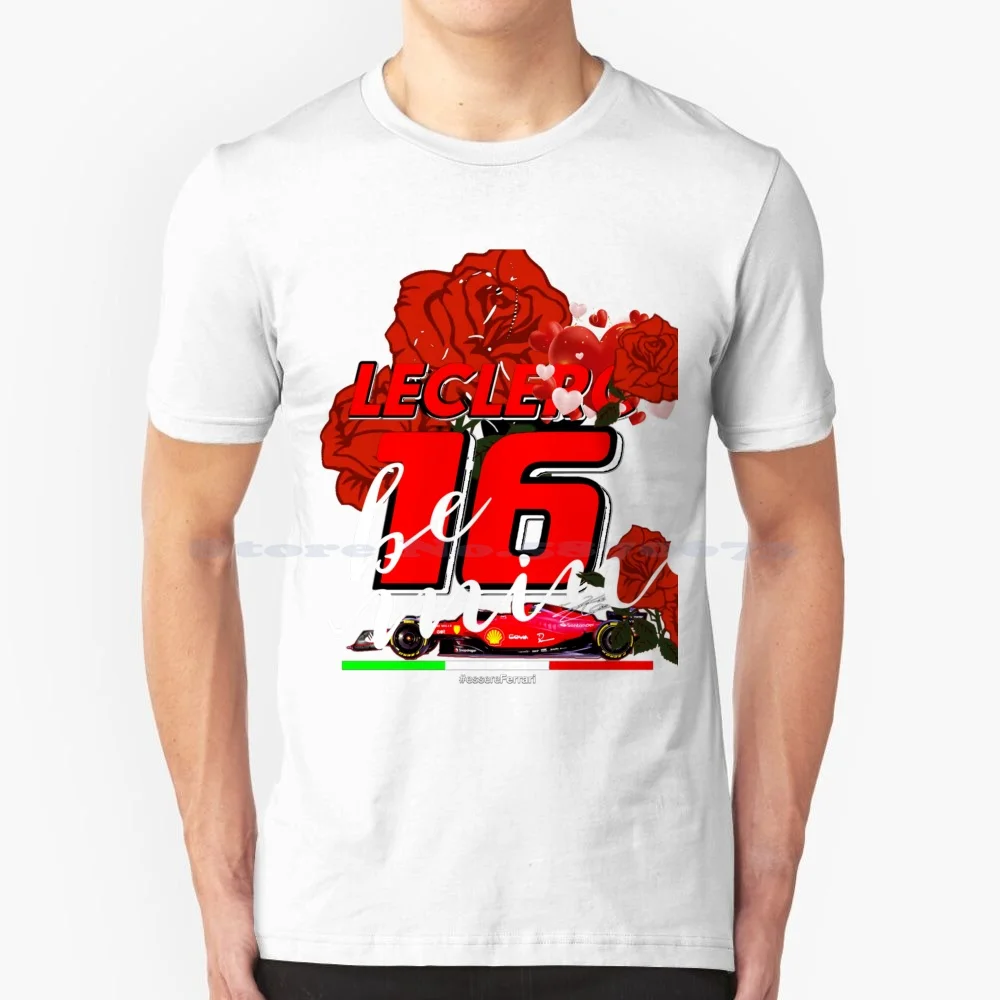 Charles Leclerc 7 T Shirt 100% Cotone Tee Charles Leclerc Charles Leclerc Win Charles Leclerc 16 Charles Leclerc Charles