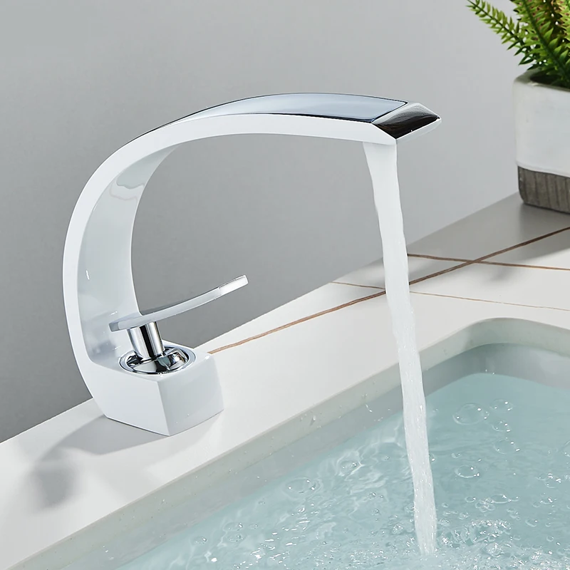 Basin Faucet Bathroom Faucet Washbasin Crane Brass Vessel Sink Deck Mounted Hot Cold Water Mixer Tap For Senlesen
