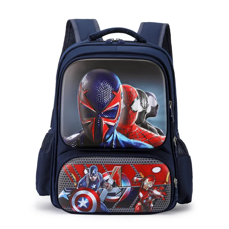 Disney Sofia School Bags For Girls Boys Spider Man Primary Student Shoulder Orthopedic Backpack Grade 1-3 Kids Gifts Mochilas