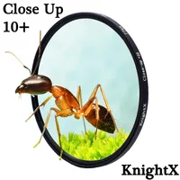 KnightX Macro Close Up Lens Filter +10 Filter Kit 49mm 52mm 55mm 58mm 62mm 67mm 72mm 77mm for Canon Nikon Sony Cameras