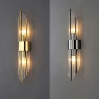 Applique Murale Luxe Léger Moderne LED Dorée, Éclairage Intérieur, Décoration Murale pour Salon, Chambre, Chevet, Escalier 1
