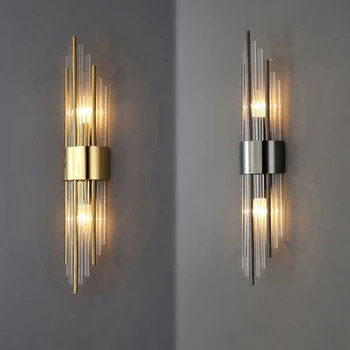Light Luxury Wall Lamp Modern LED Gold Wall Light Indoor Lighting Wall Sconce Home Decor for Living Room Bedroom Bedside Stairs 1
