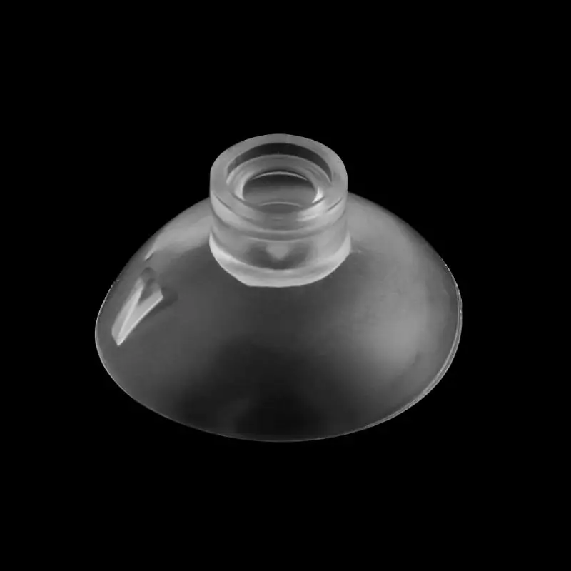 Aquarium Suction Cup 30mm Dia. Aquarium Fish Tank Suction Cup Replacement No Clip Sucker Soft Transparent Plastic for Fish Feeder Tube
