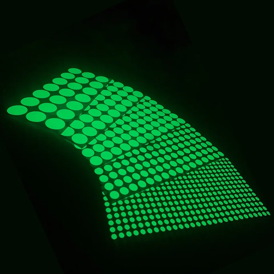 407 Adesivi Murali Fosforescenti - Stelle E Puntini Che Si Illuminano Al Buio | Kit Decorazione Camera Bambini