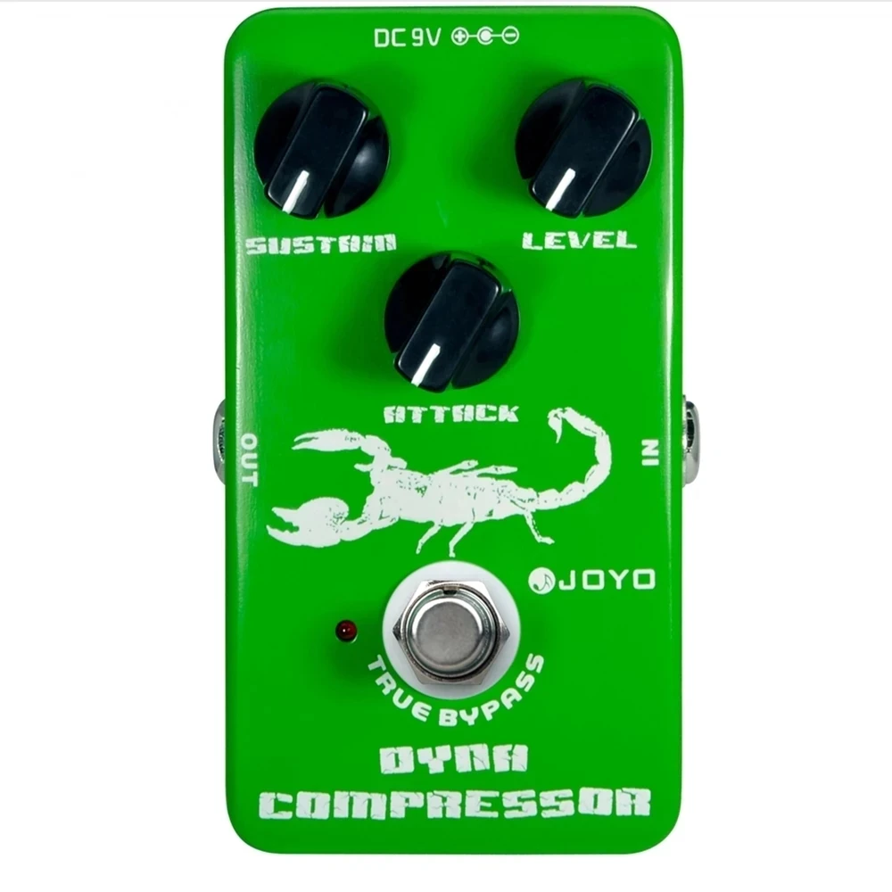 

JOYO JF-10 Dyna Compressor Guitar Effects Pedal Dynamic Classic Ross Attack Level Sustain True Bypass Reduce The Redundant