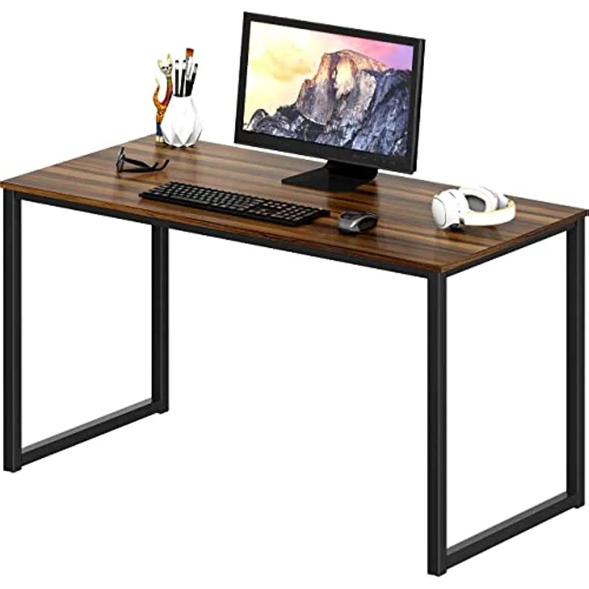 SHW Home Office 40-Inch Computer Desk, A variety of colors such as black/white are available