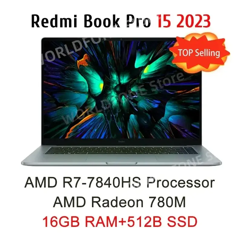 Xiaomi Laptop Redmi Book Pro 15 Ryzen R7-7840HS/R7 6800H 16G RAM