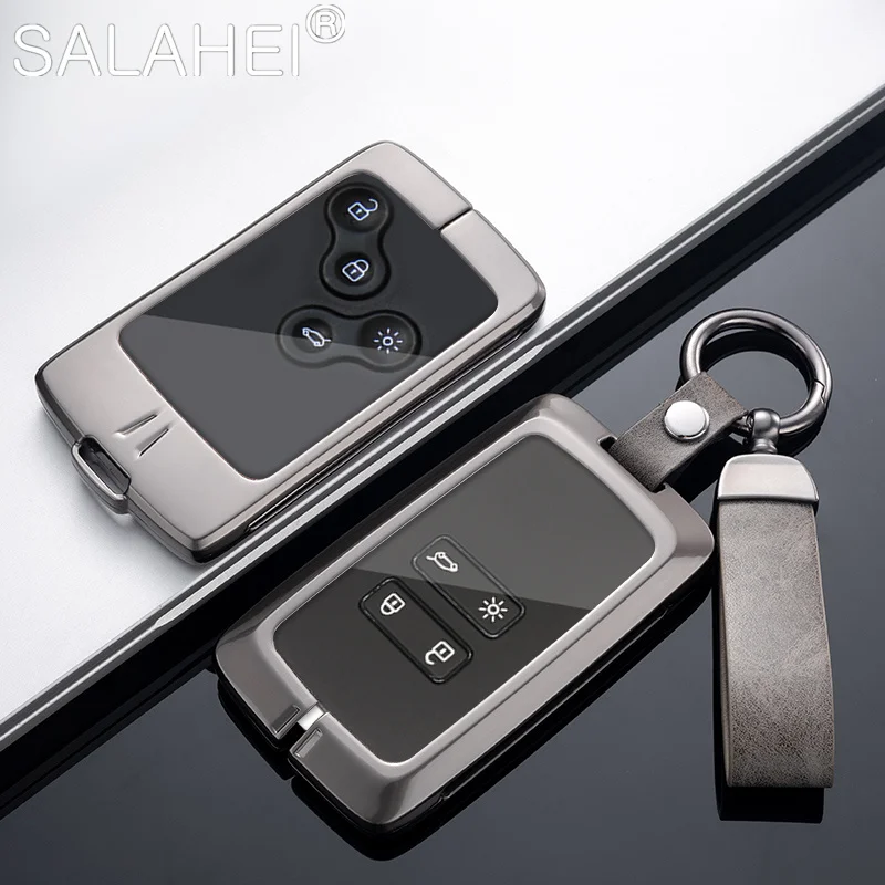 HIBEYO Smart Car Key Case Cover Fits Renault Koleos Kadjar Captur Zoe