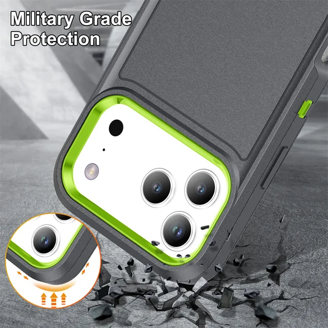 iPhone Military Defender Case with Kickstand 5
